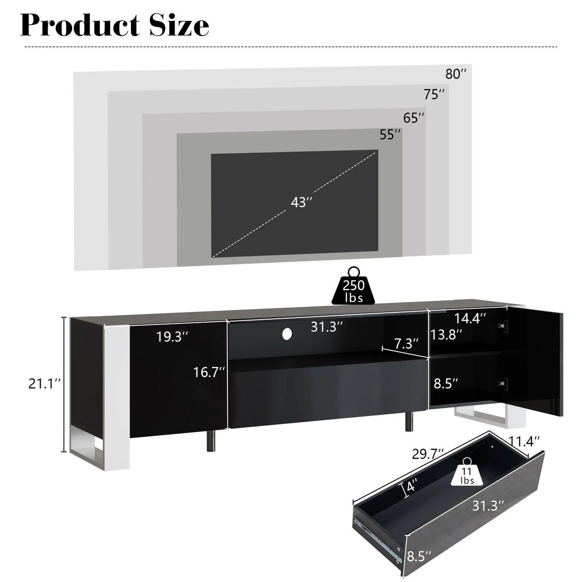 Annora_LED_TV_Stand_70 Black