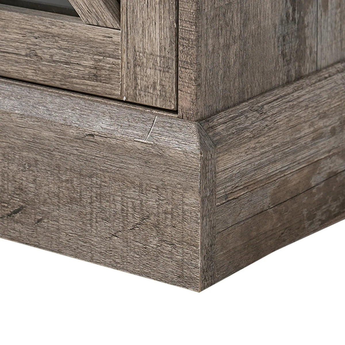 Austin 70" Fireplace TV Stand - Light Gray