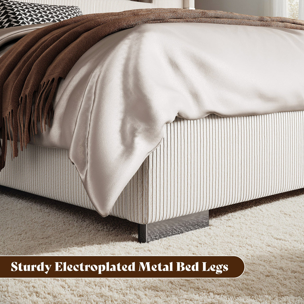 Chambers Bed Frame with Fireplace Amerlife-KM