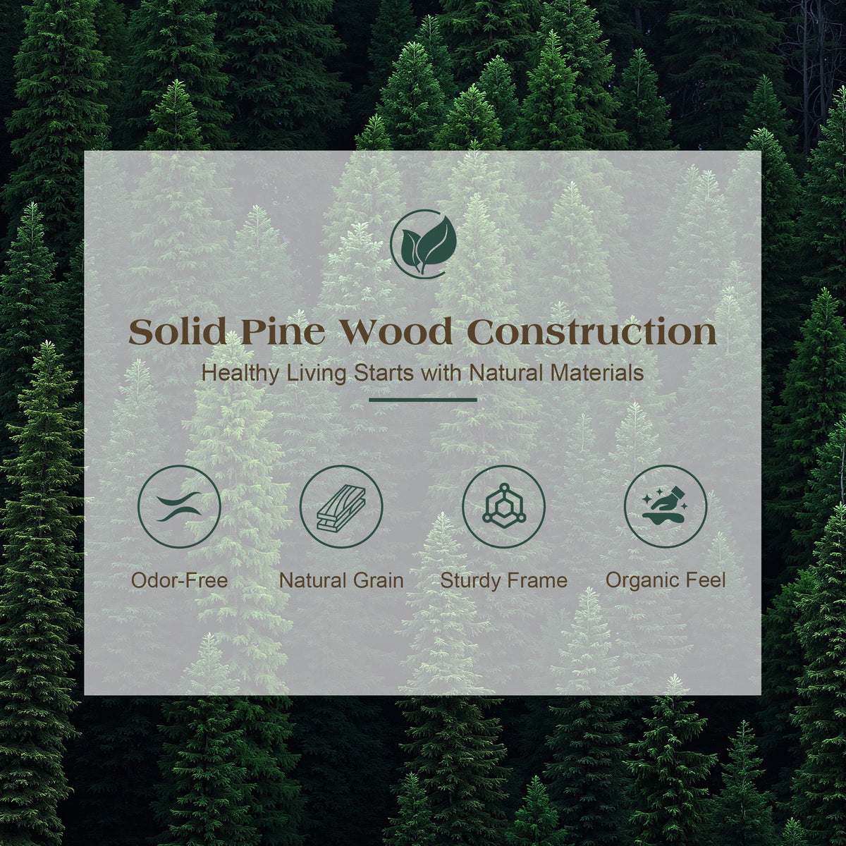 Void Solid Wood Bed - YO-K