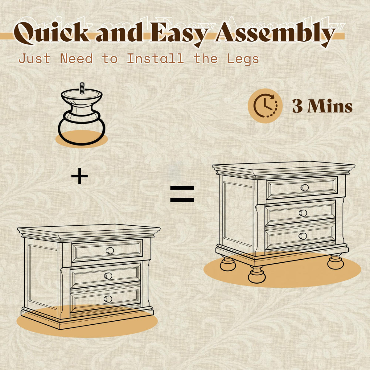 Bobbin Solid Wood Bedroom Set Amerlife