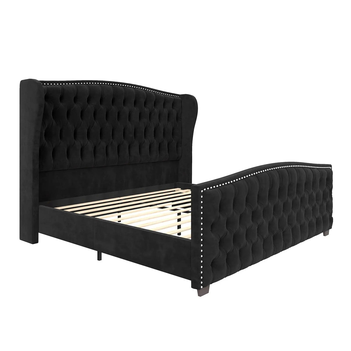 McCarthy California King Bed Frame Amerlife Black