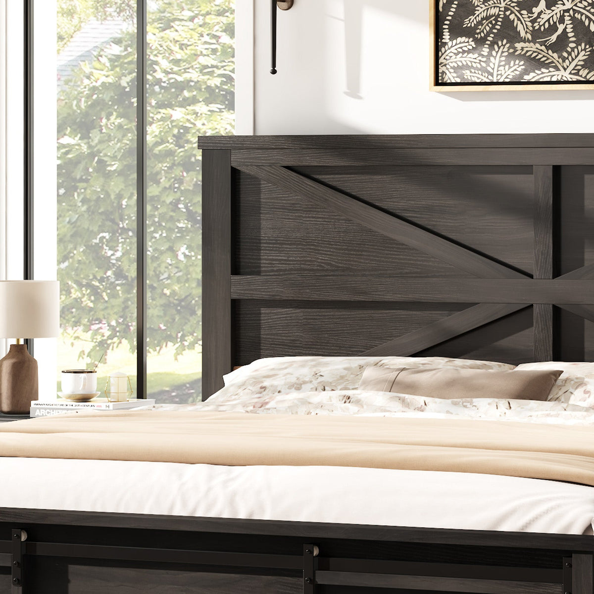 Barrow Bed Frame - Full / Black