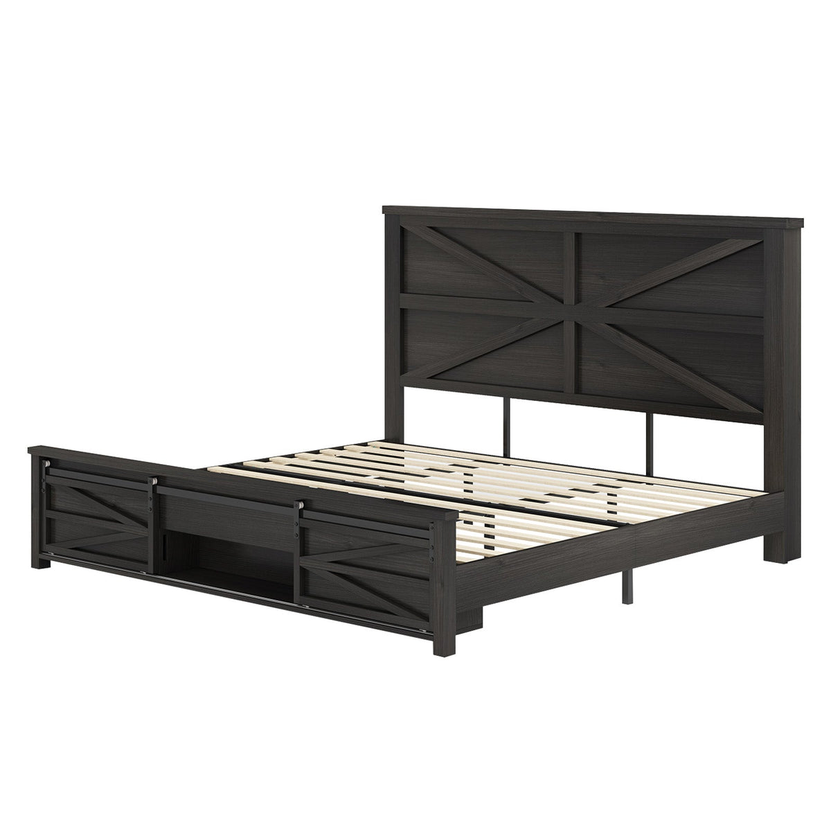 Barrow Bed Frame - King / Black