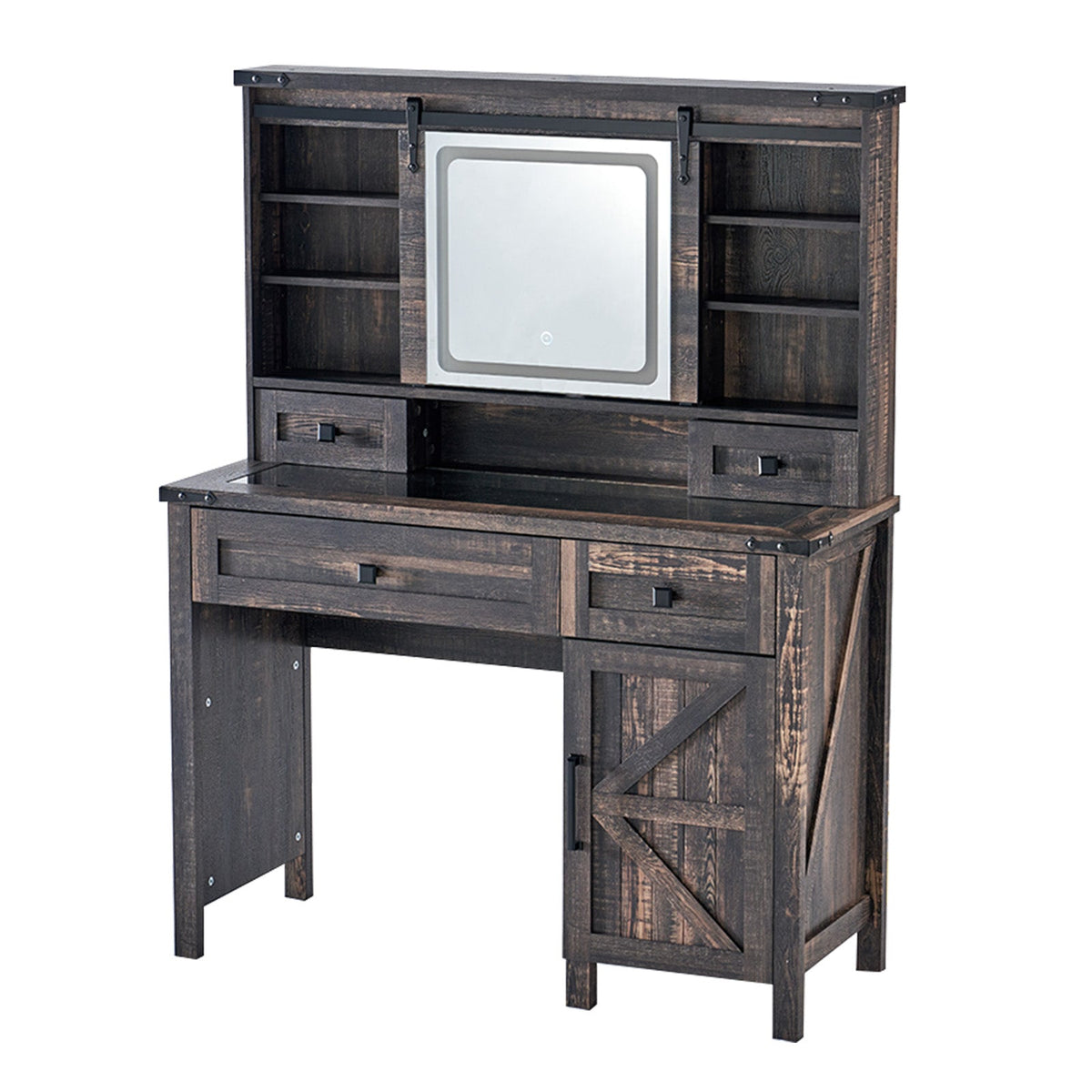 Bourton 42 Makeup Vanity - Black