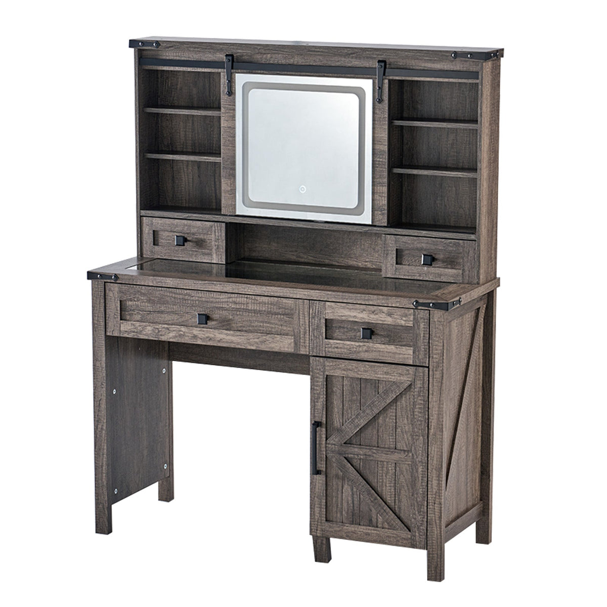 Bourton 42 Makeup Vanity - Gray