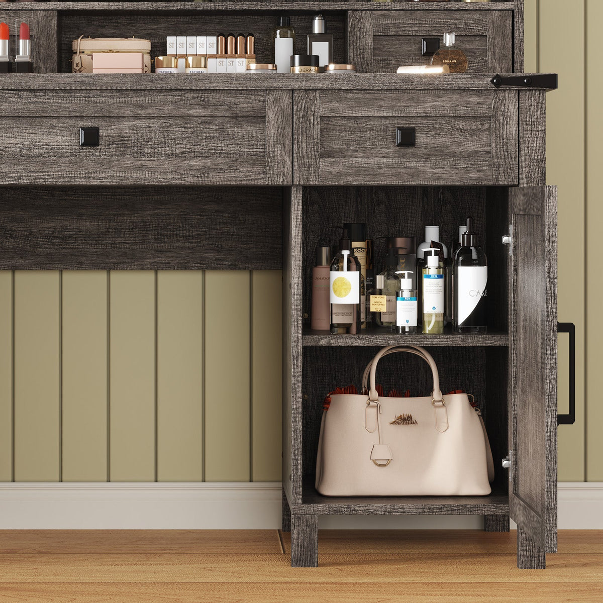 Bourton 42 Makeup Vanity - Gray
