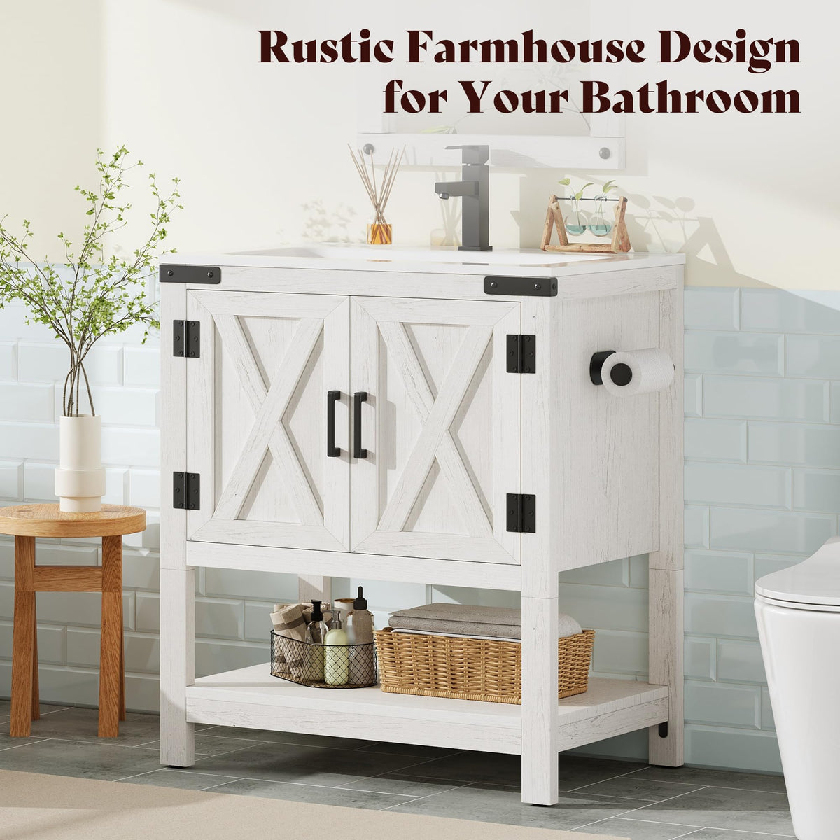 Calverton Antique White 24”
