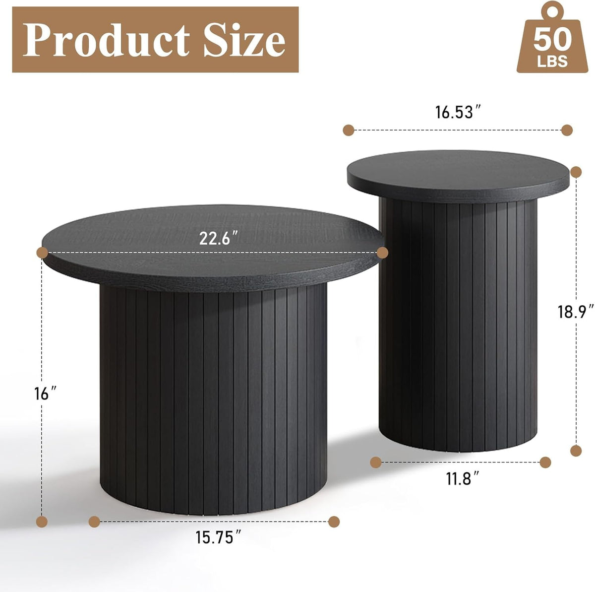 Briar Coffee-Table Textured Black