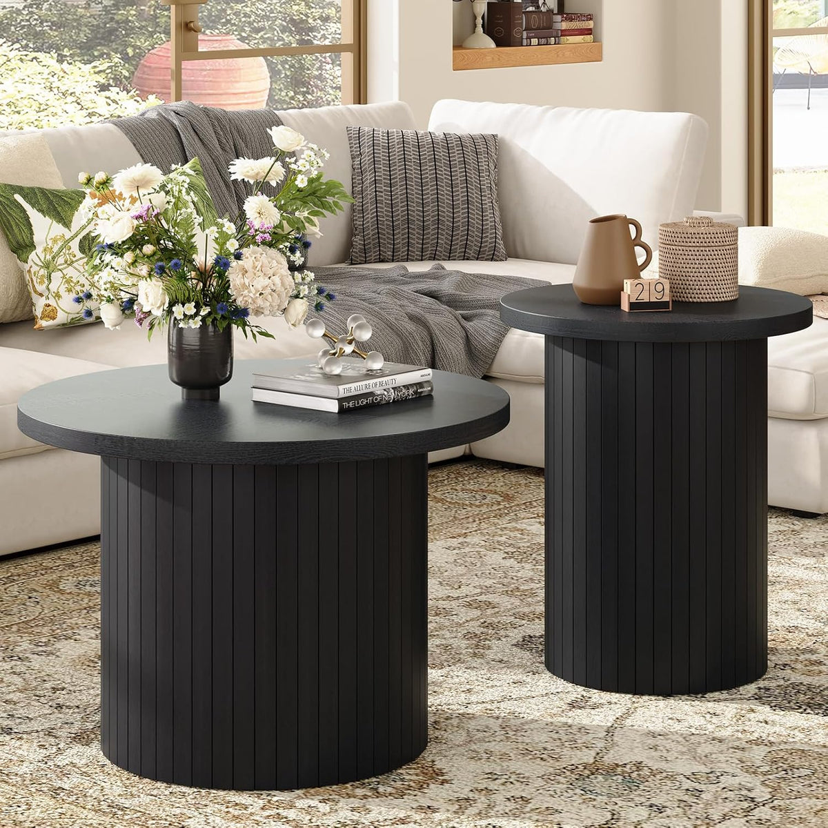 Briar Coffee-Table Textured Black