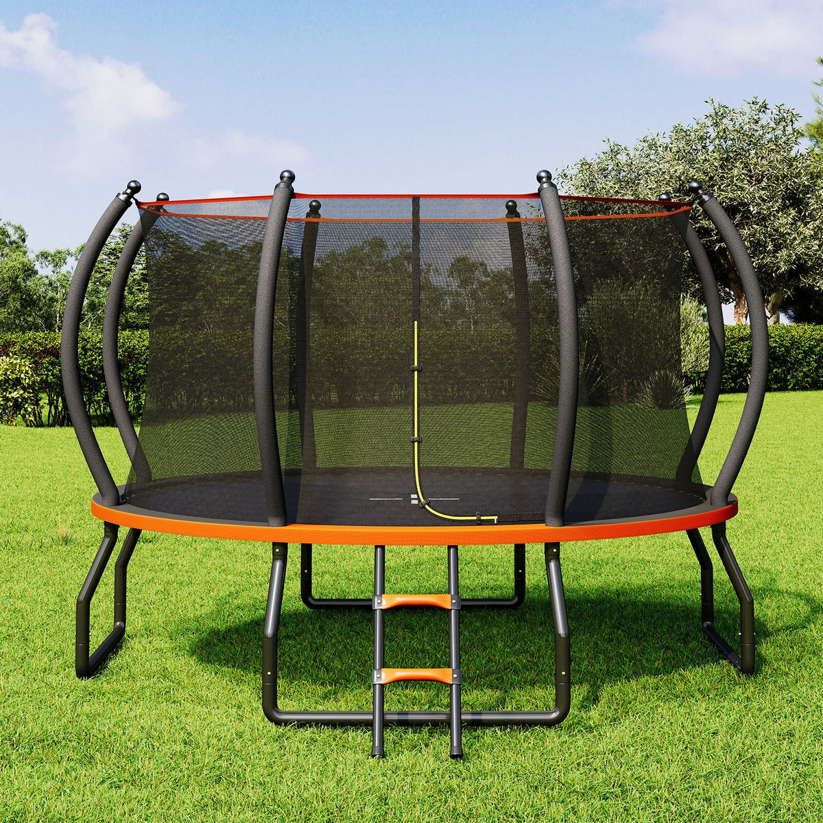 Bounce Outdoor Trampoline Amerlife Orange