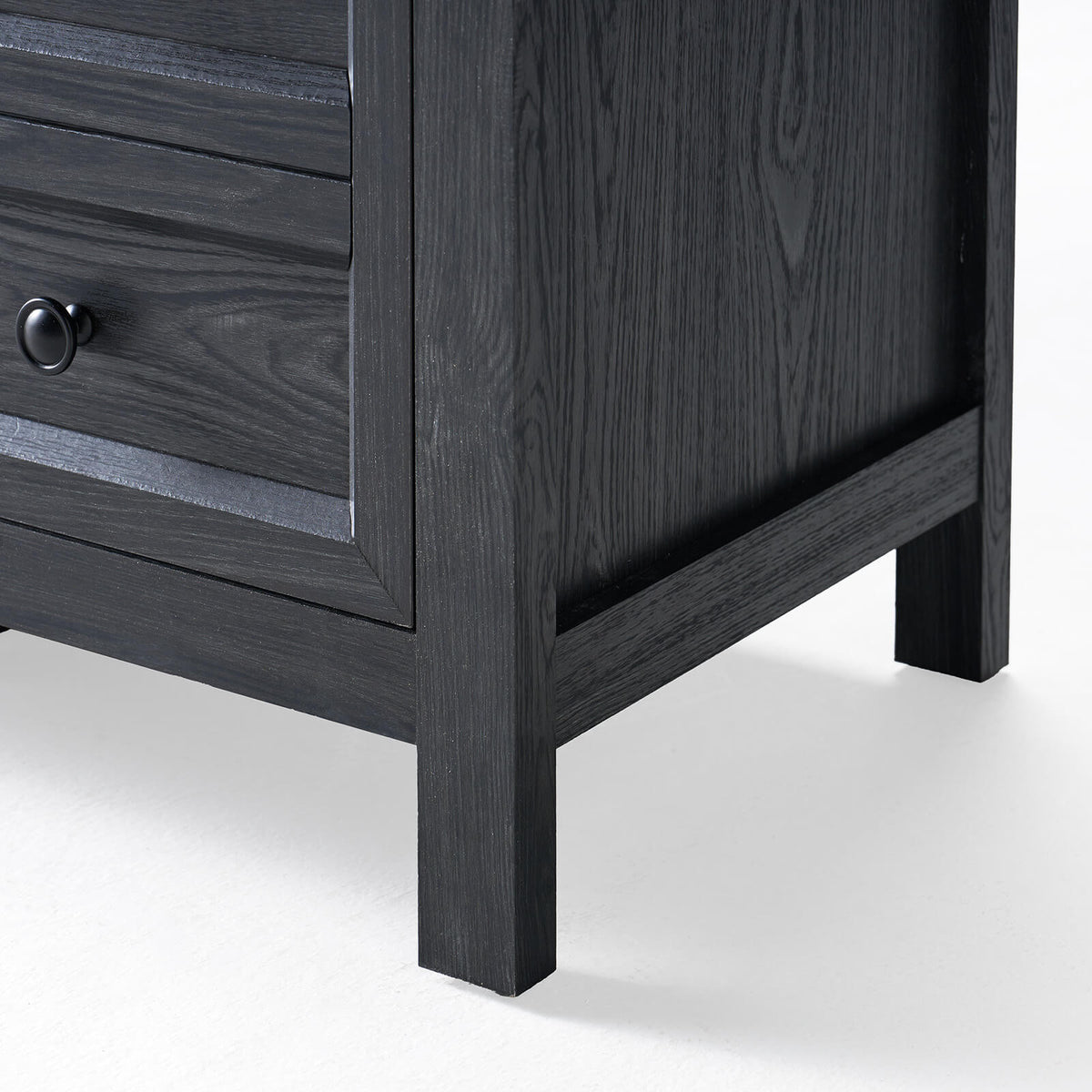Shipston 70" Fireplace TV Stand - Espresso & Dark Gray
