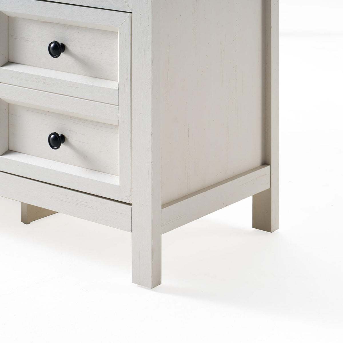 Shipston 70" Fireplace TV Stand - Espresso & white