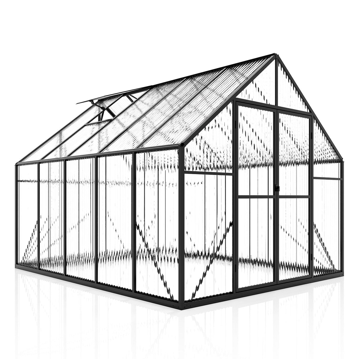 Verda Polycarbonate Greenhouse - 7.7x9.2x7.0 FT