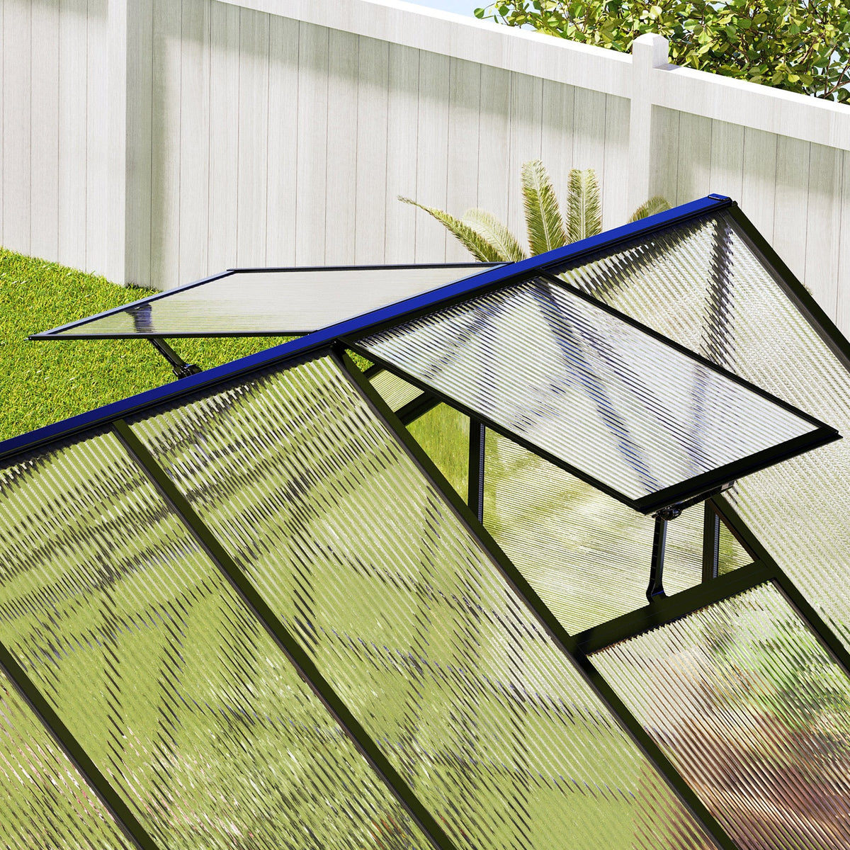 Verda Polycarbonate Greenhouse - 7.7x9.2x7.0 FT