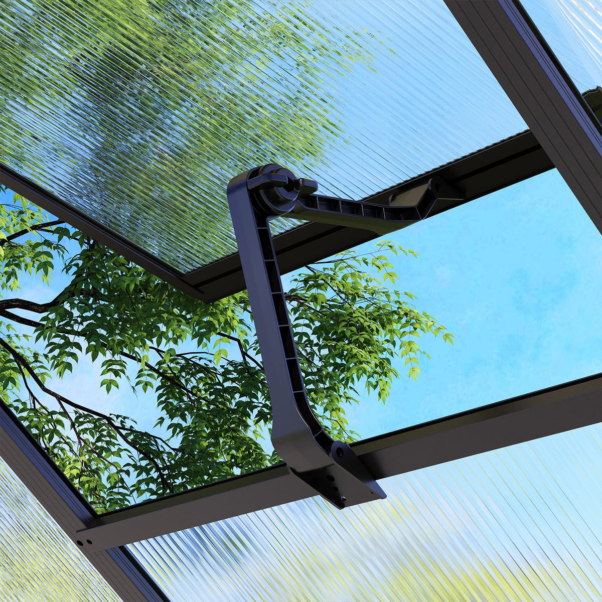 Verda Polycarbonate Greenhouse - 7.7x9.2x7.0 FT