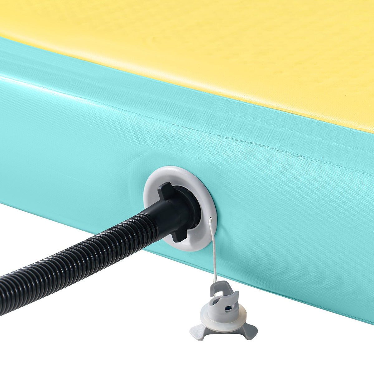 Ploov Inflatable Floating Dock - Regular / 10x6 FT / Yellow