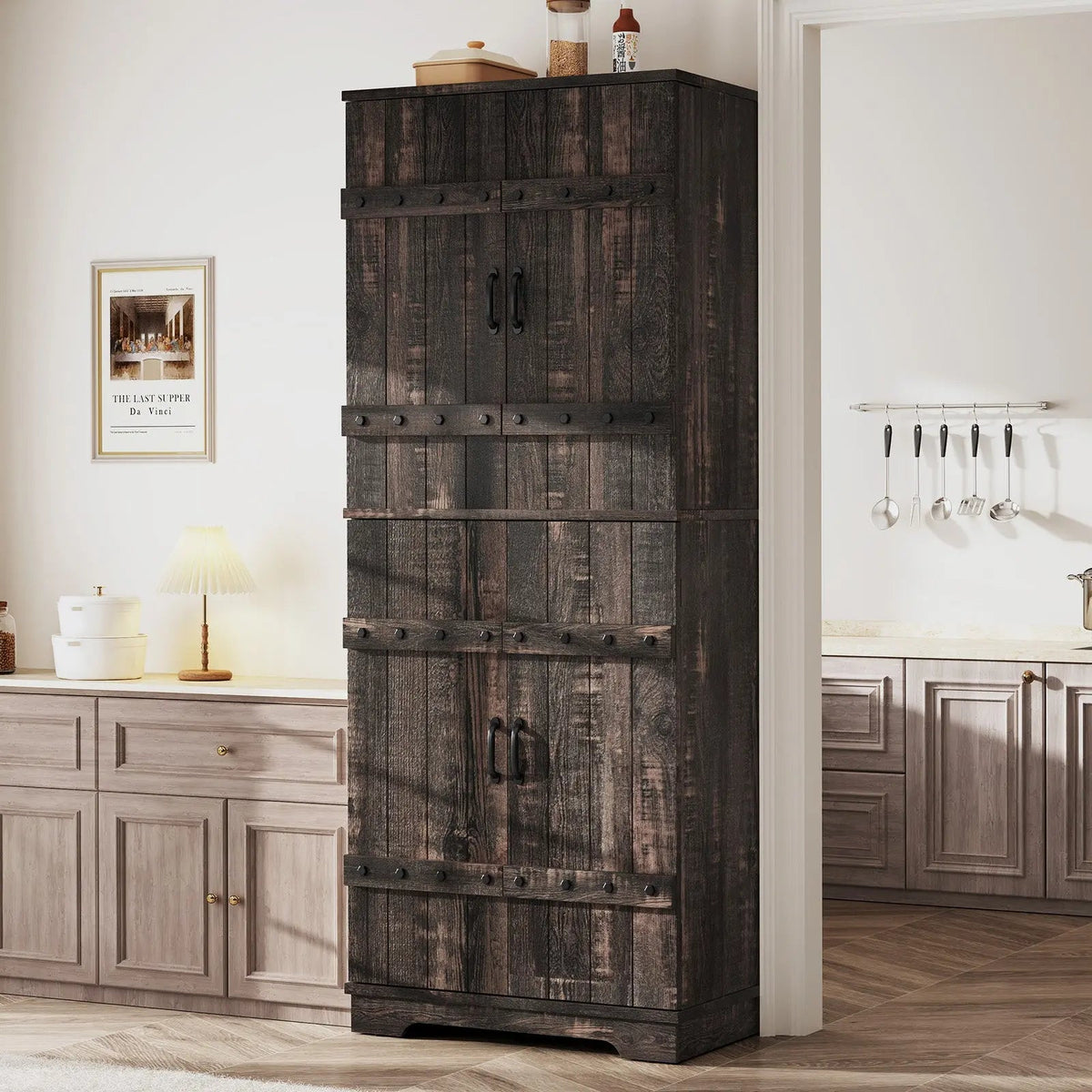 CKS004 Jasper Kitchen Pantry Dark Oak