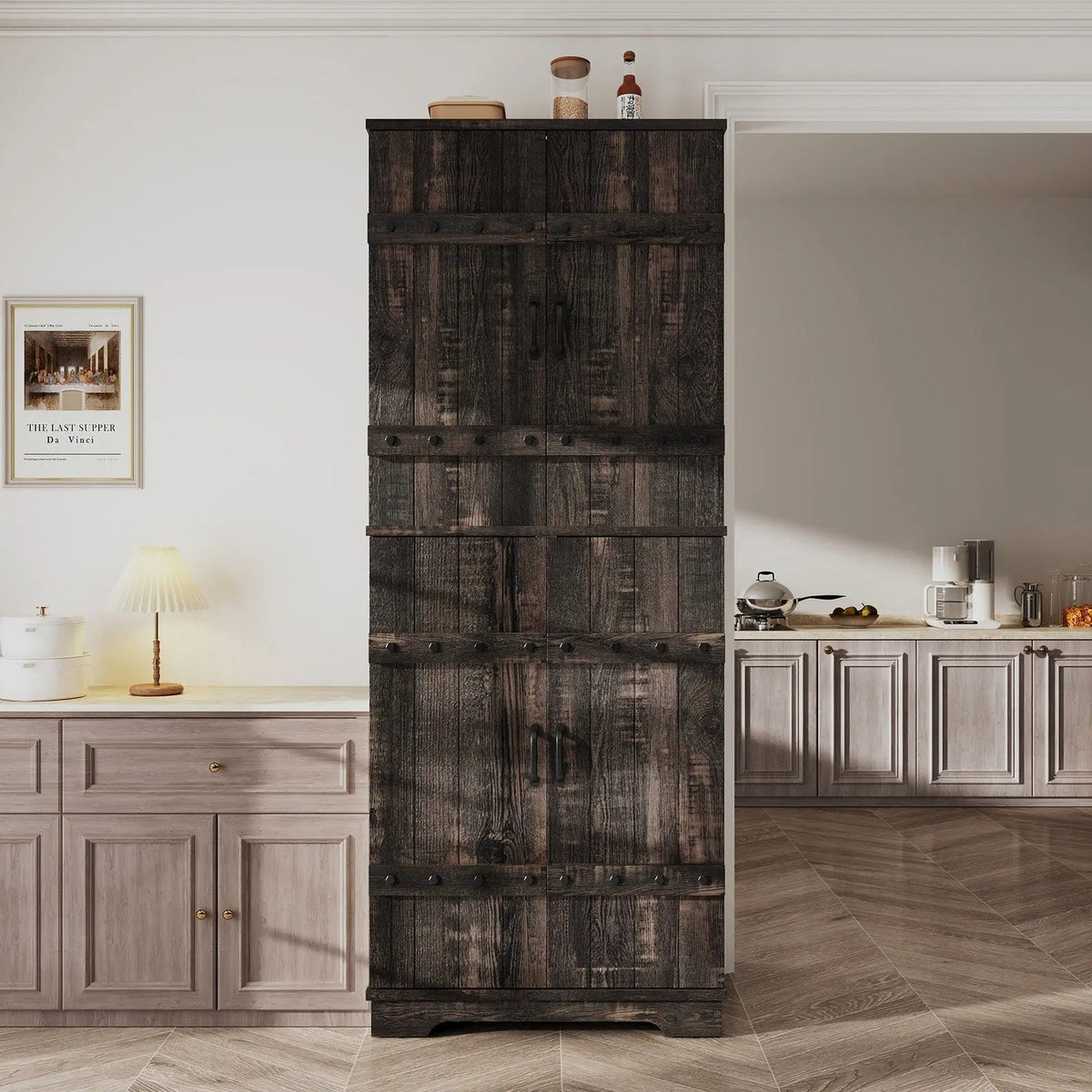 CKS004 Jasper Kitchen Pantry Dark Oak