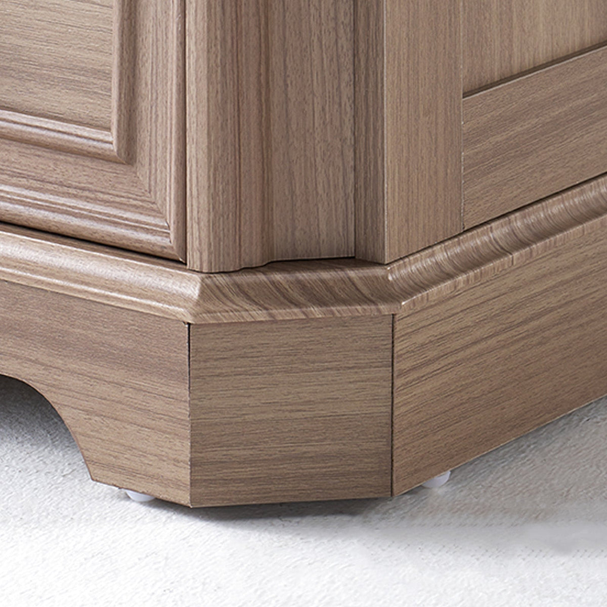 Somer Nightstand Bevel Shape - Pair / Grey Walnut