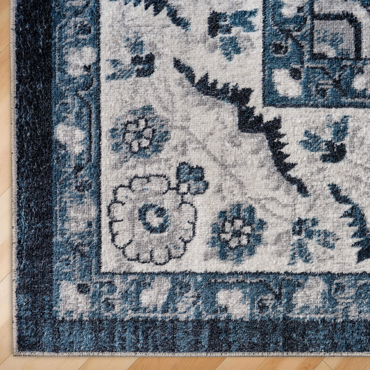 Vintage Distressed Low Pile Rug