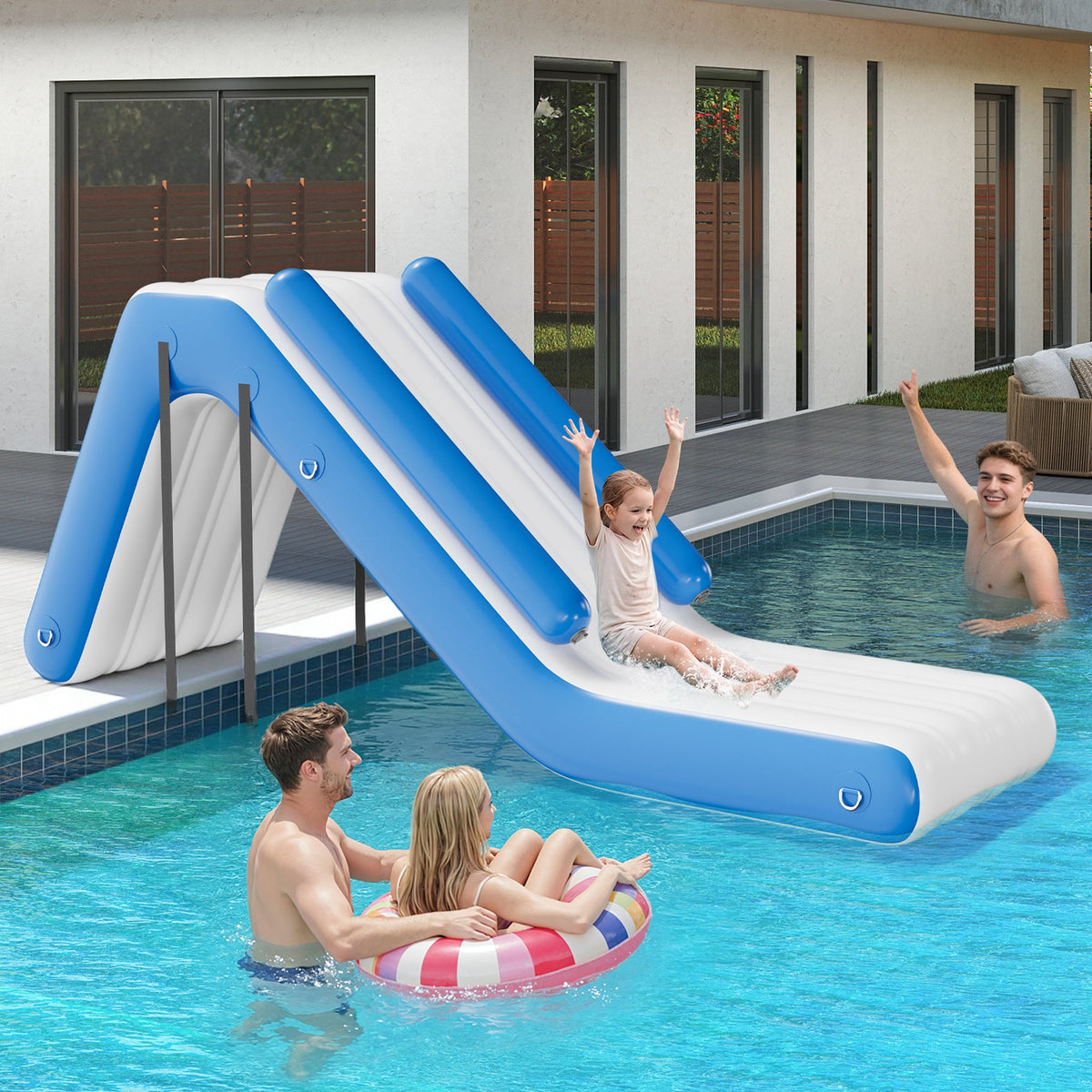 Inflatable Floating Water Slide - 10FT