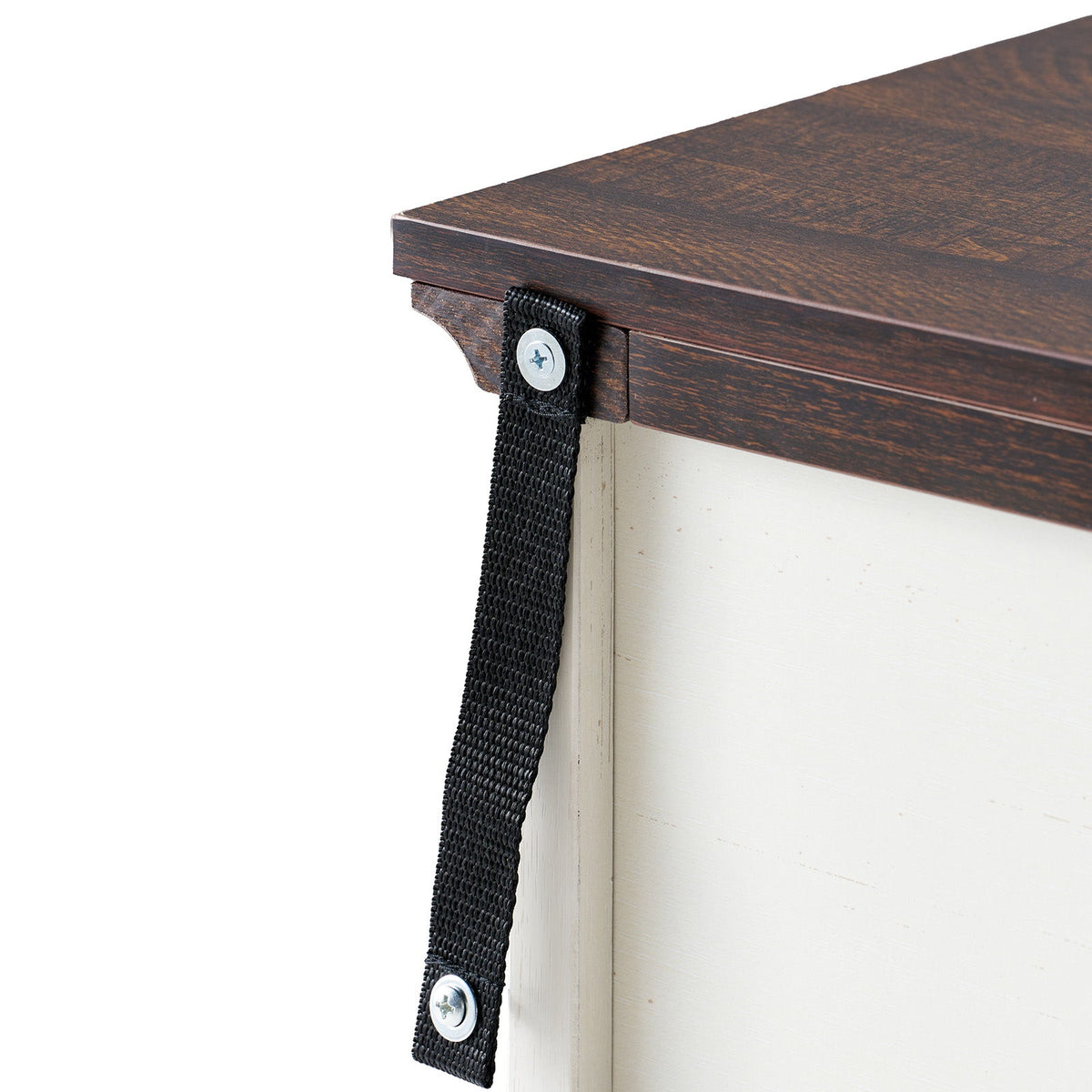 Buck 66" Farmhouse TV Stand - Antique White