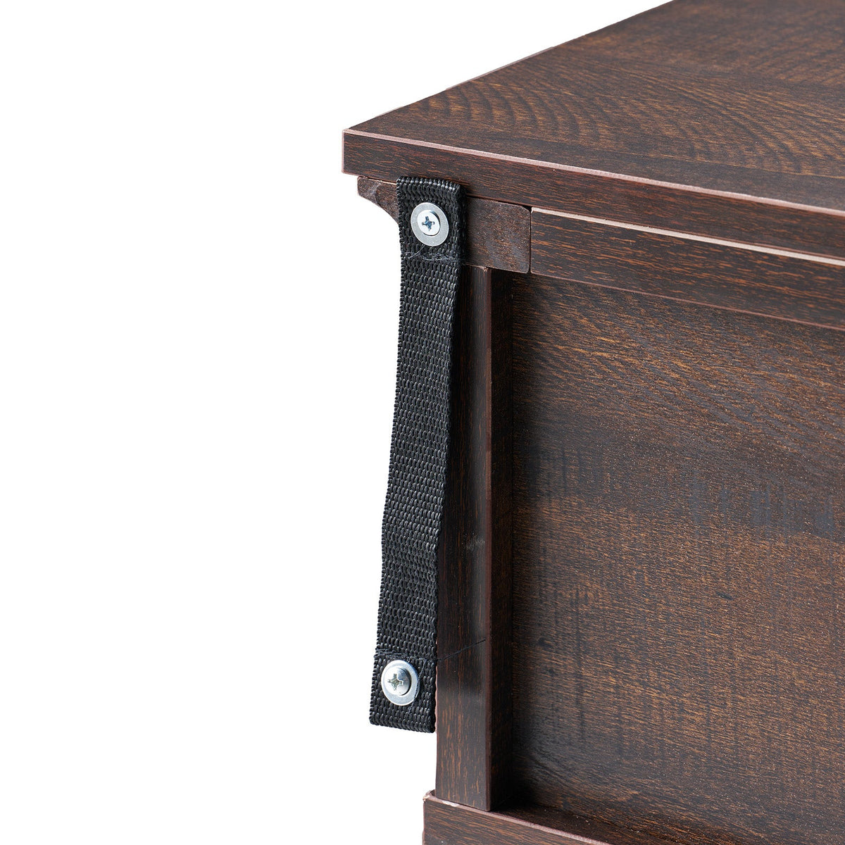 Buck 66" Farmhouse TV Stand - Sawdust Brown