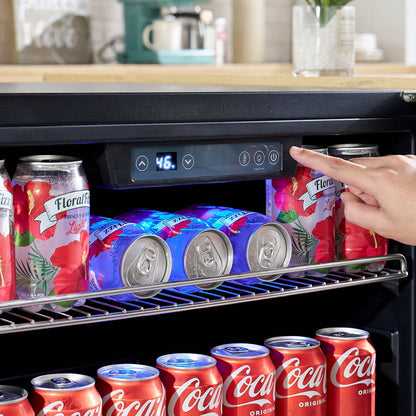 Beverage Refrigerator with Glass Door-24 Inch - Single Zone-Beverage Fridge