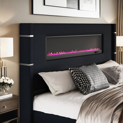 Chambers Bed Frame with Fireplace Amerlife-KH