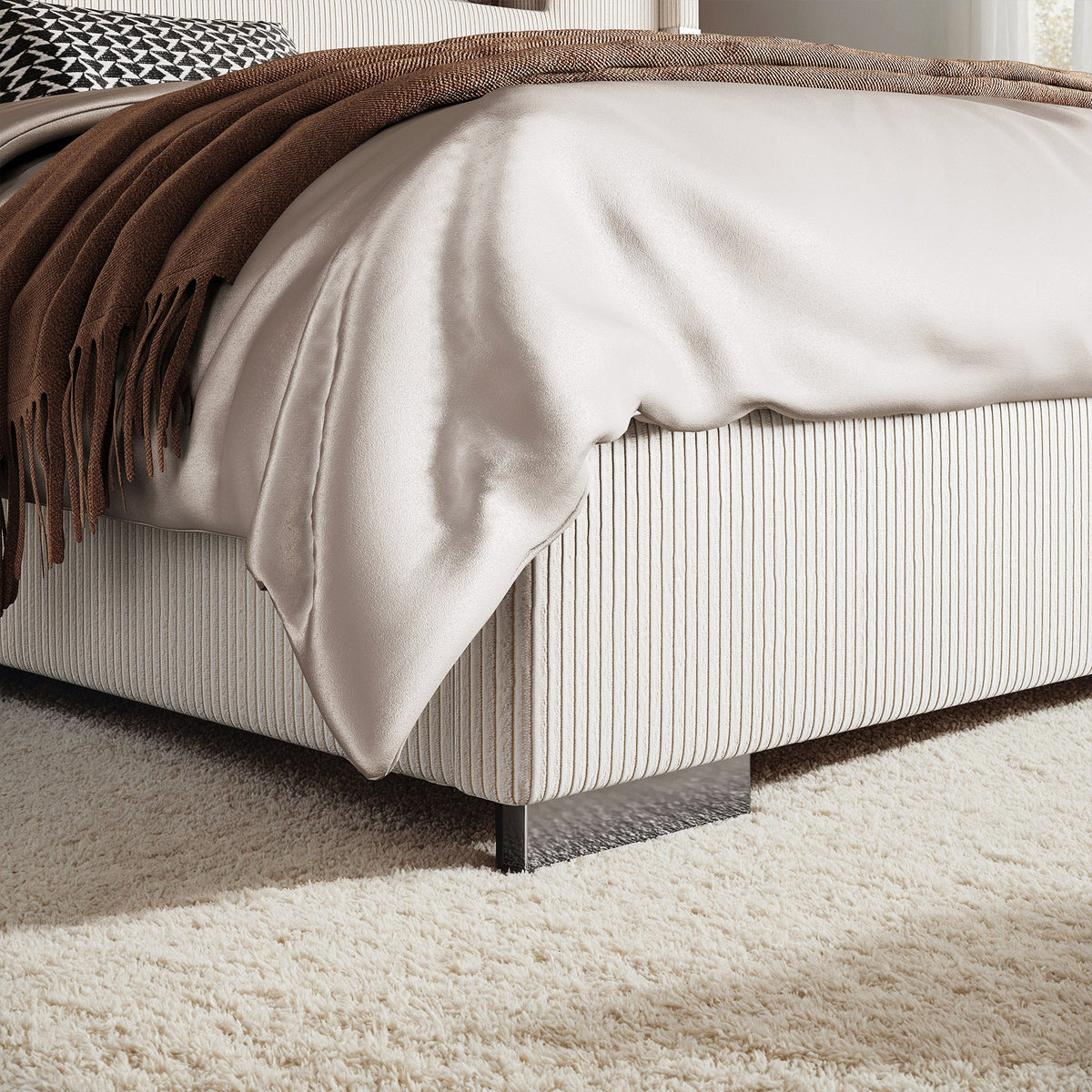 Chambers Bed Frame with Fireplace Amerlife-KM