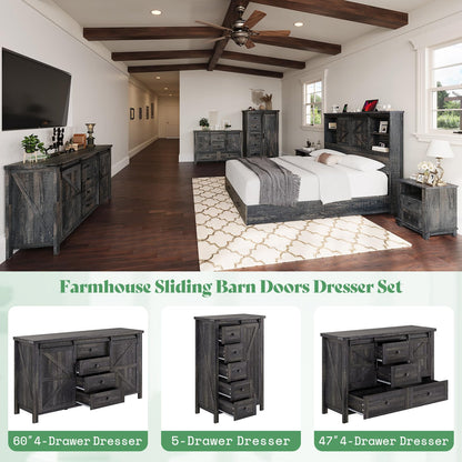 Alderman Farmhouse Bedroom Set Amerlife Full Size