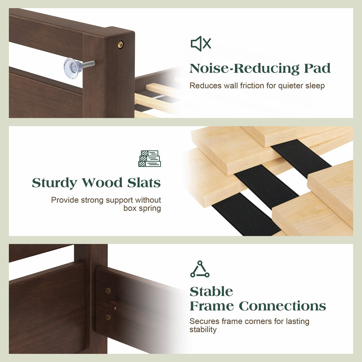 Void Solid Wood Bed - DW-F