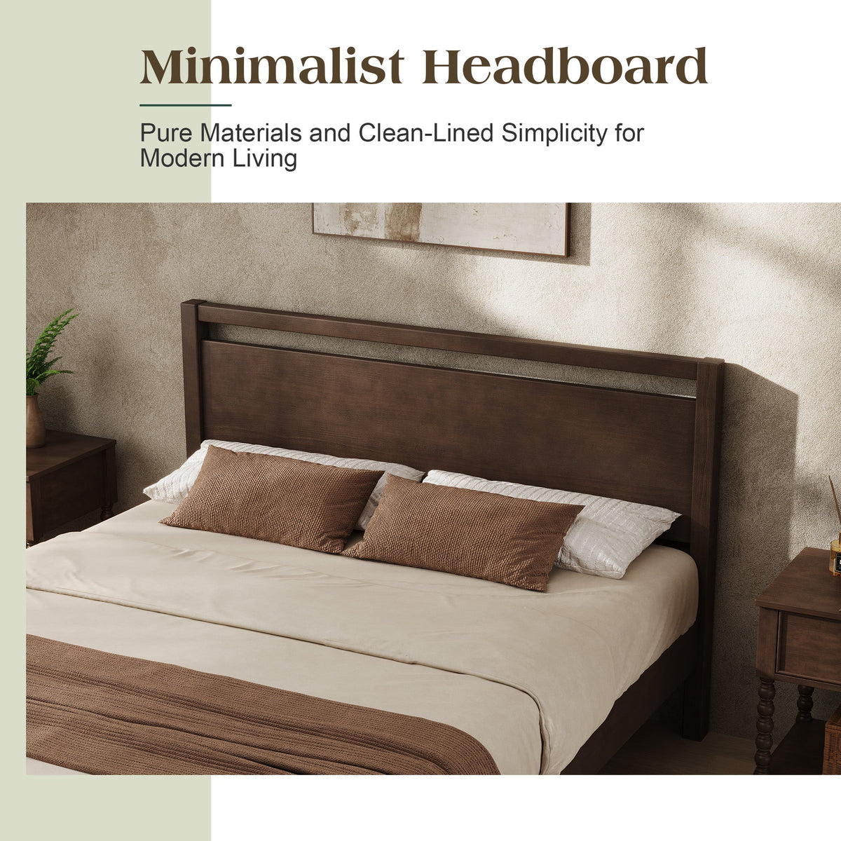 Void Solid Wood Bed - DW-K