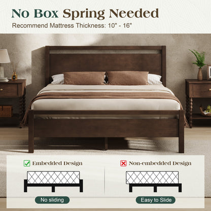 Void Solid Wood Bed - DW-K