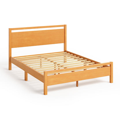 Void Solid Wood Bed - YO-F
