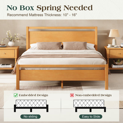 Void Solid Wood Bed - YO-K