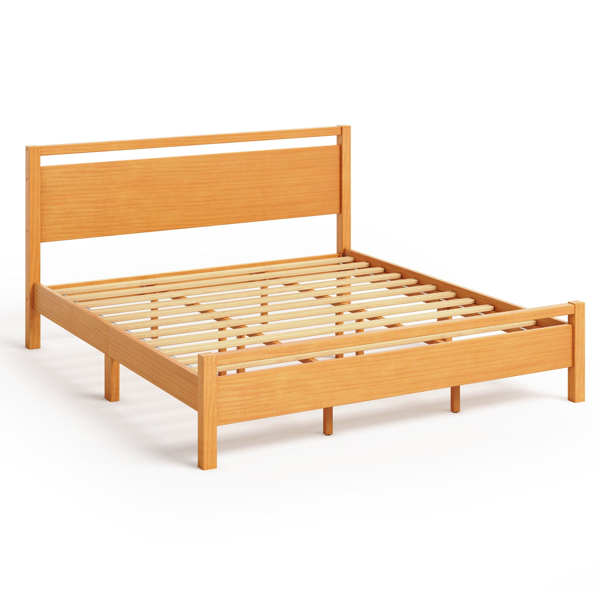 Void Solid Wood Bed - YO-K