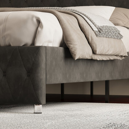 Hues LED Bed Frame-T-BLACK