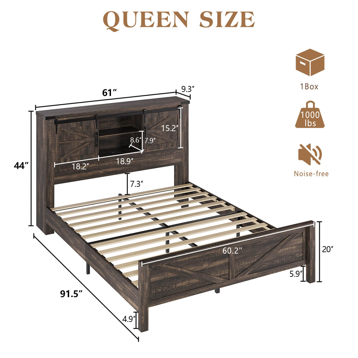 Alderman Bed Frame Amerlife