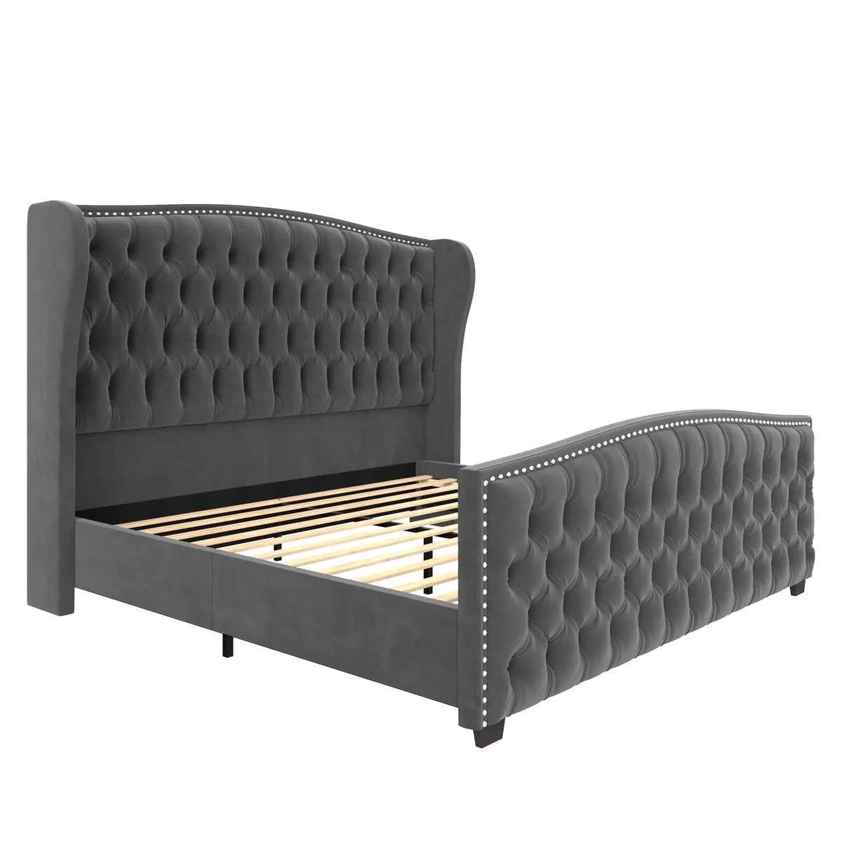 McCarthy California King Bed Frame Amerlife Grey