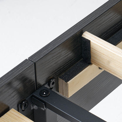 Tennyson Storage Wooden Bed Frame-Full(Black)