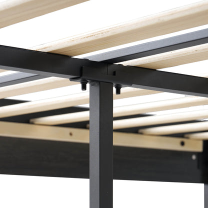 Tennyson Storage Wooden Bed Frame-Full(Black)