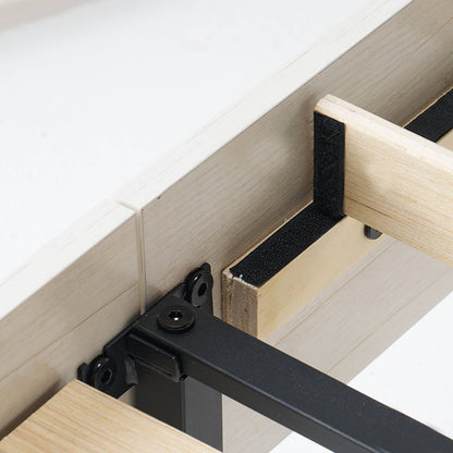 Tennyson Storage Wooden Bed Frame-Queen(White)