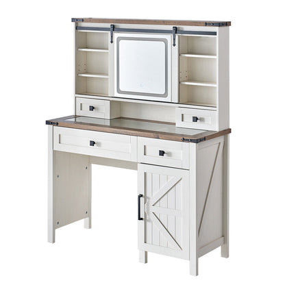 Bourton 42 Makeup Vanity - White
