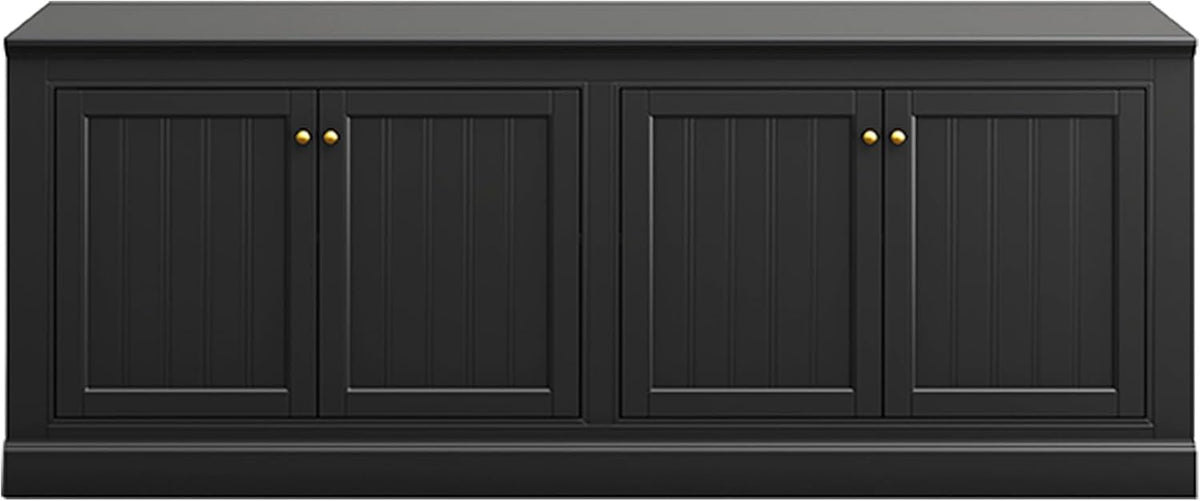 Averis 72" Sideboard Buffet Cabinet Amerlife Black