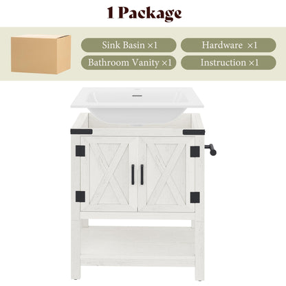 Calverton Antique White 24”