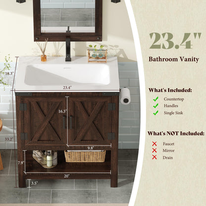 Calverton Rustic Brown 24”