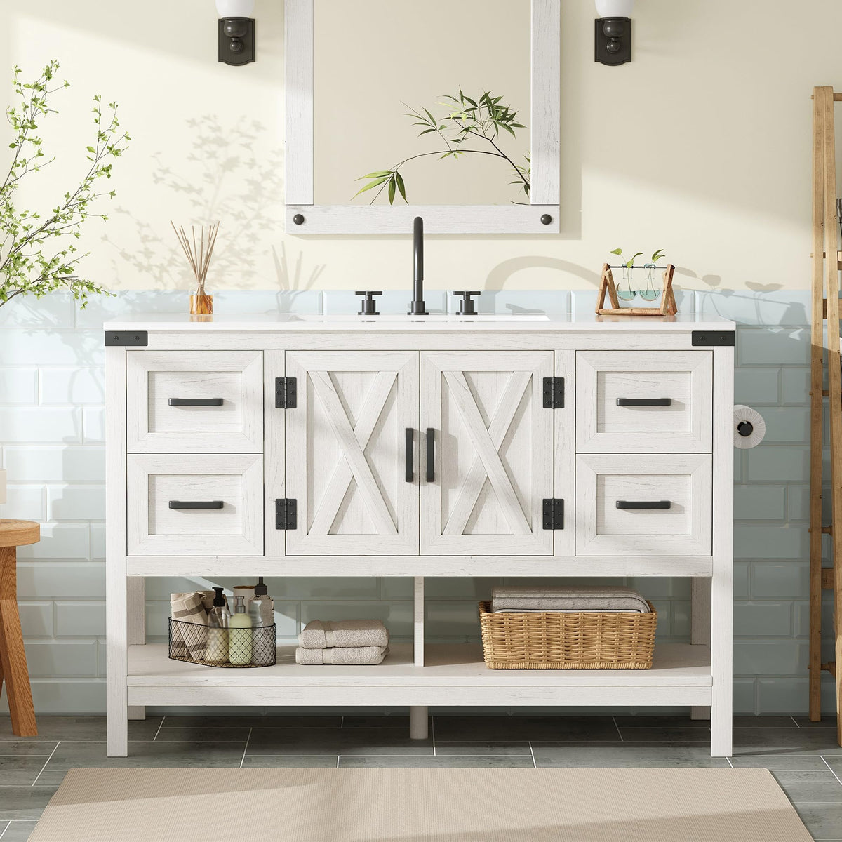 Calverton Antique White 48”