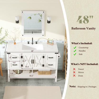 Calverton Antique White 48”